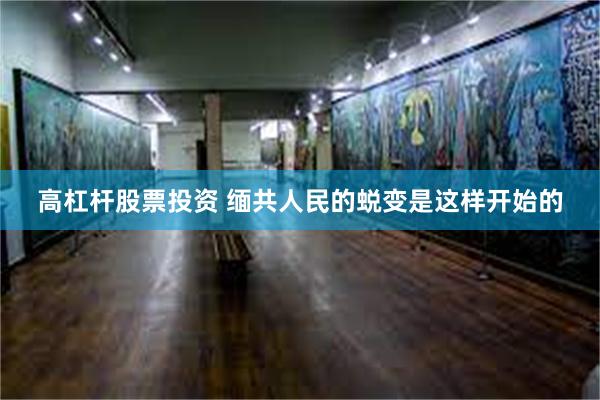 高杠杆股票投资 缅共人民的蜕变是这样开始的