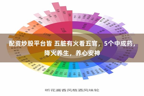 配资炒股平台皆 五脏有火看五官，5个中成药，降火养生，养心安神