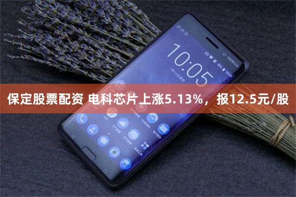 保定股票配资 电科芯片上涨5.13%，报12.5元/股