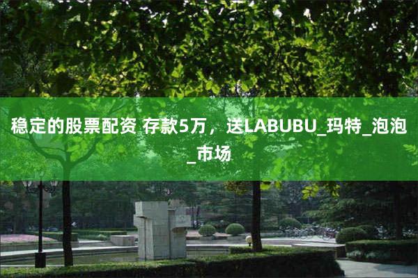稳定的股票配资 存款5万，送LABUBU_玛特_泡泡_市场