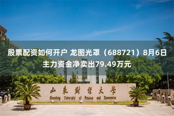 股票配资如何开户 龙图光罩（688721）8月6日主力资金净卖出79.49万元